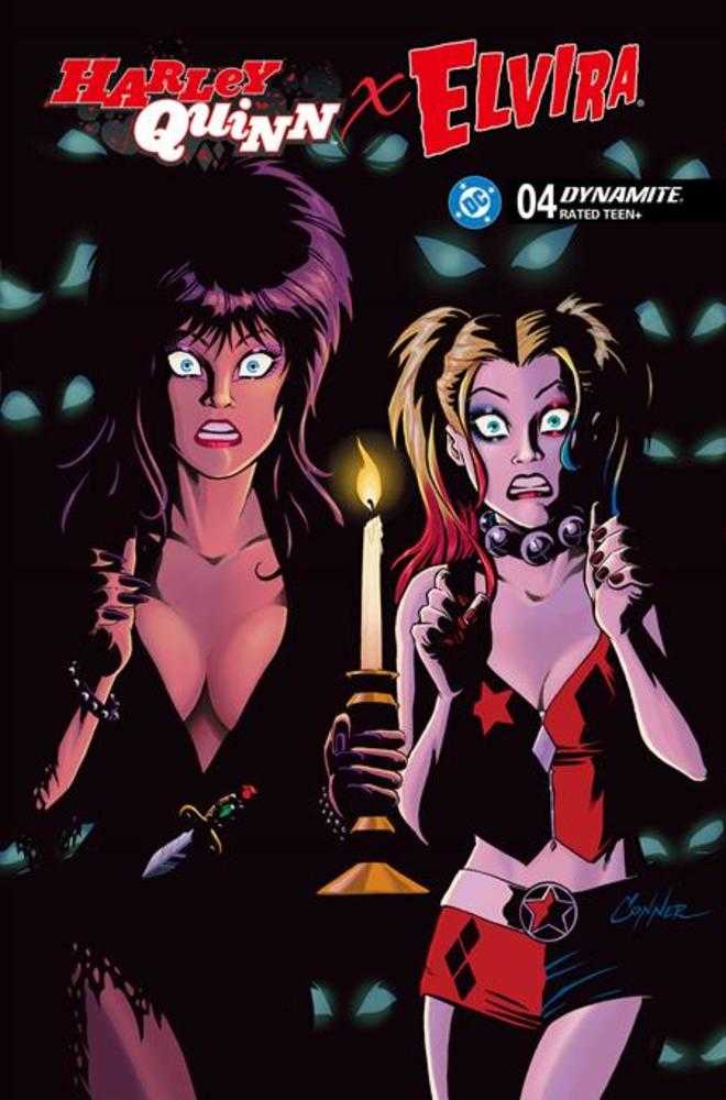 Harley Quinn X Elvira #4 Cover H 1 in 10 Amanda Conner Candle Variant | Odin's Lair