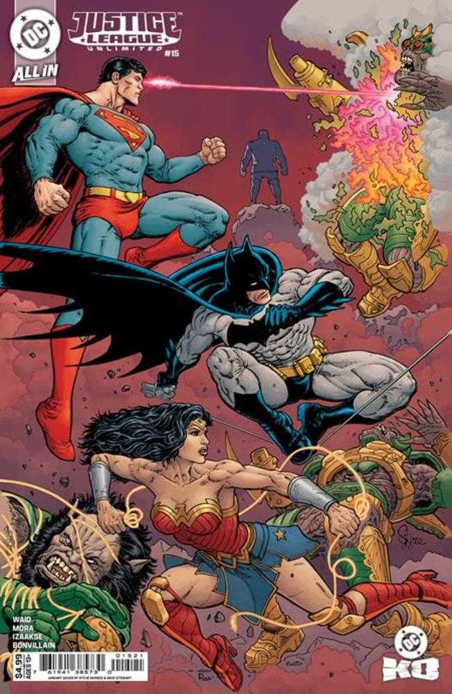 Justice League Unlimited #15 Cover B Steve Skroce Card Stock Variant (DC K.O.) | Odin's Place