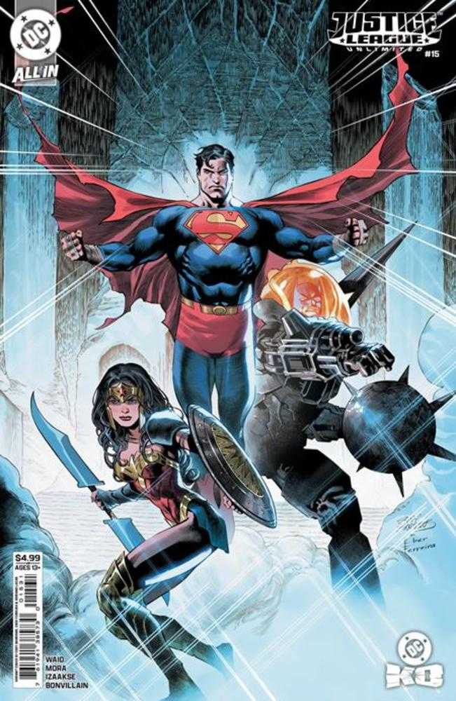 Justice League Unlimited #15 Cover C Eddy Barrows & Eber Ferreira Card Stock Variant (DC K.O.) | Odin's Place