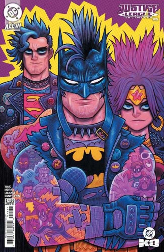 Justice League Unlimited #15 Cover G Dan Hipp Punk Rock Card Stock Variant (DC K.O.) | Odin's Place
