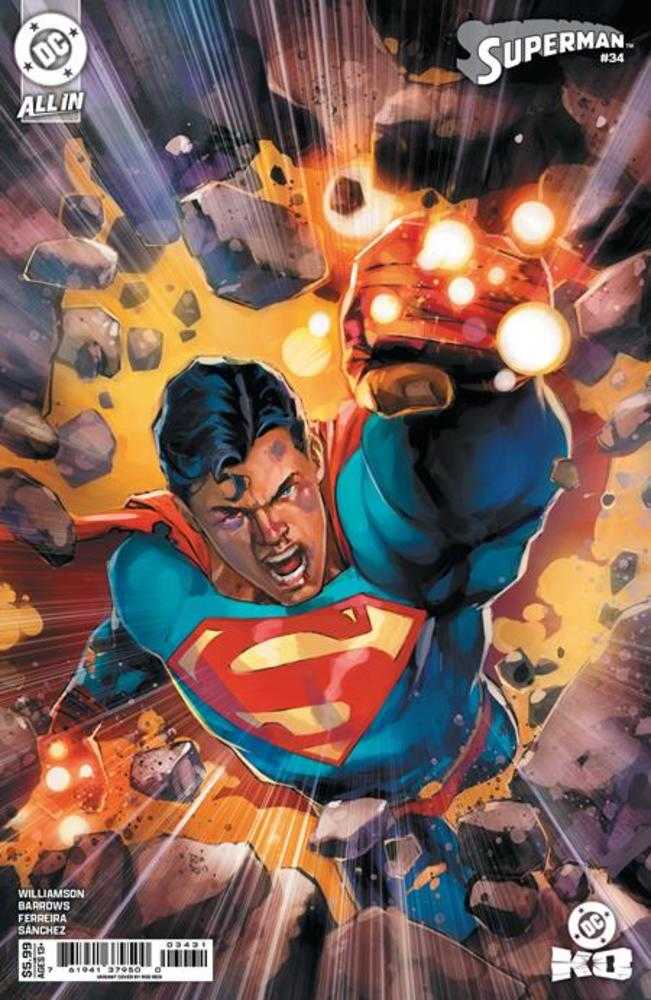 Superman #34 Cover C Rod Reis Card Stock Variant (DC K.O.) | Odin's Place