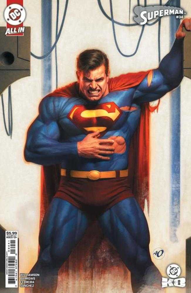 Superman #34 Cover D Ariel Olivetti Card Stock Variant (DC K.O.) | Dragon's Lair Comics and Fantasy Houston TX