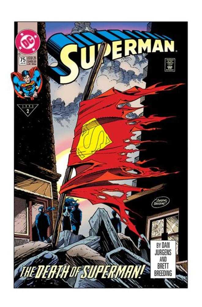 Superman #75 Facsimile Edition Cover A Dan Jurgens | Odin's Place