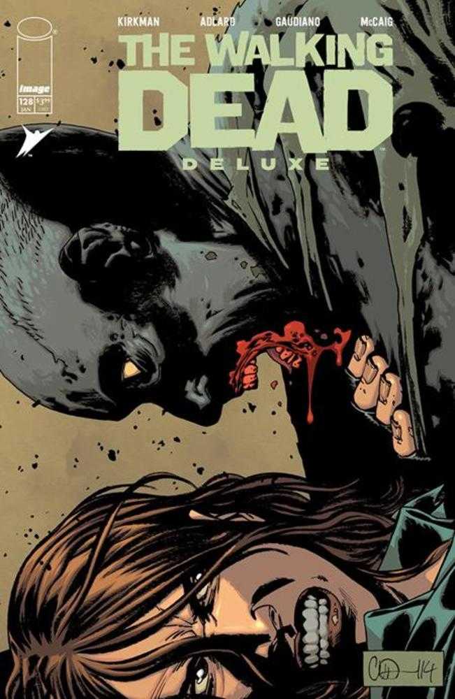 Walking Dead Deluxe #128 Cover B Charlie Adlard & Dave Mccaig Variant (Mature) | Dragon's Lair Comics and Fantasy Houston TX