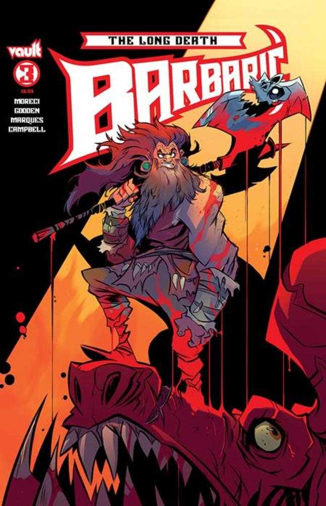 Barbaric The Long Death #3 (Of 3) Cover B Brett Bean Variant | Odin's Place
