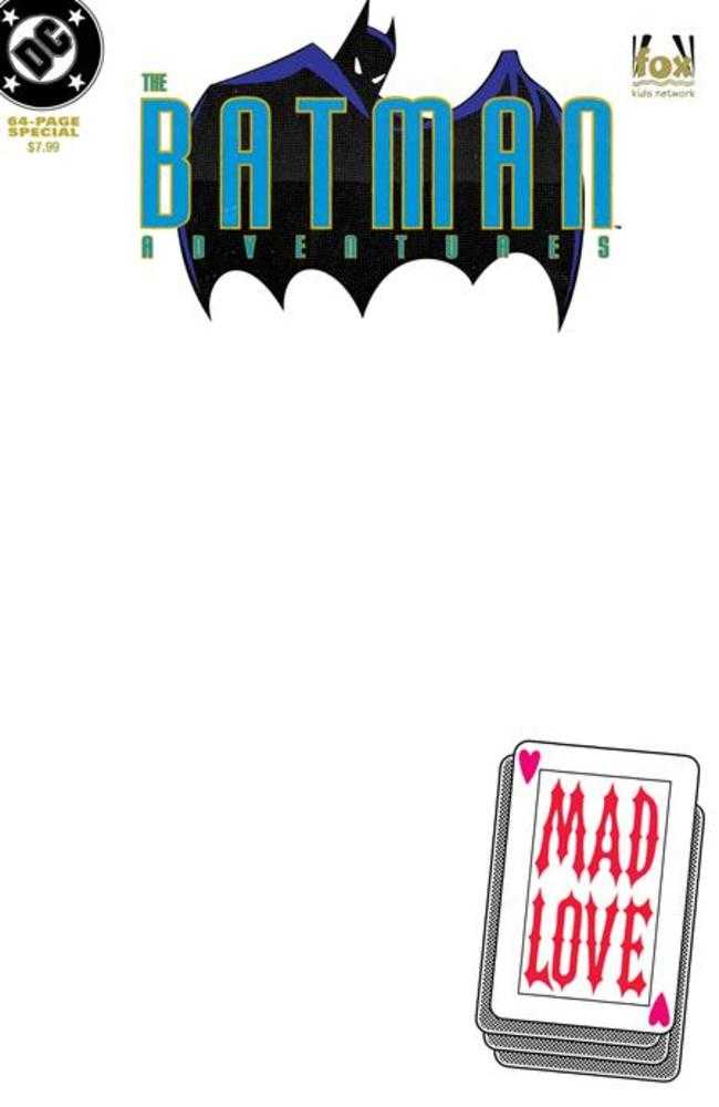 Batman Adventures Mad Love Special #1 (One Shot) Facsimile Edition Cover C Blank Card Stock Variant | Odin's Lair