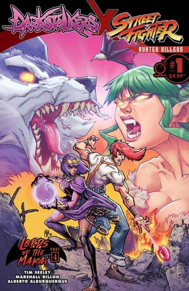 Darkstalkers X Street Fighter Hunter Killers #1 (One Shot) Cover A Alberto Alburquerque | Odin's Place