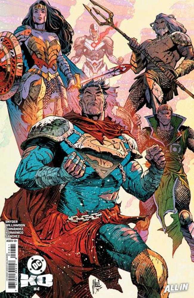 DC K.O. #4 (Of 5) Cover K 1 in 25 Guillem March Card Stock Variant | Dragon's Lair Comics and Fantasy Houston TX