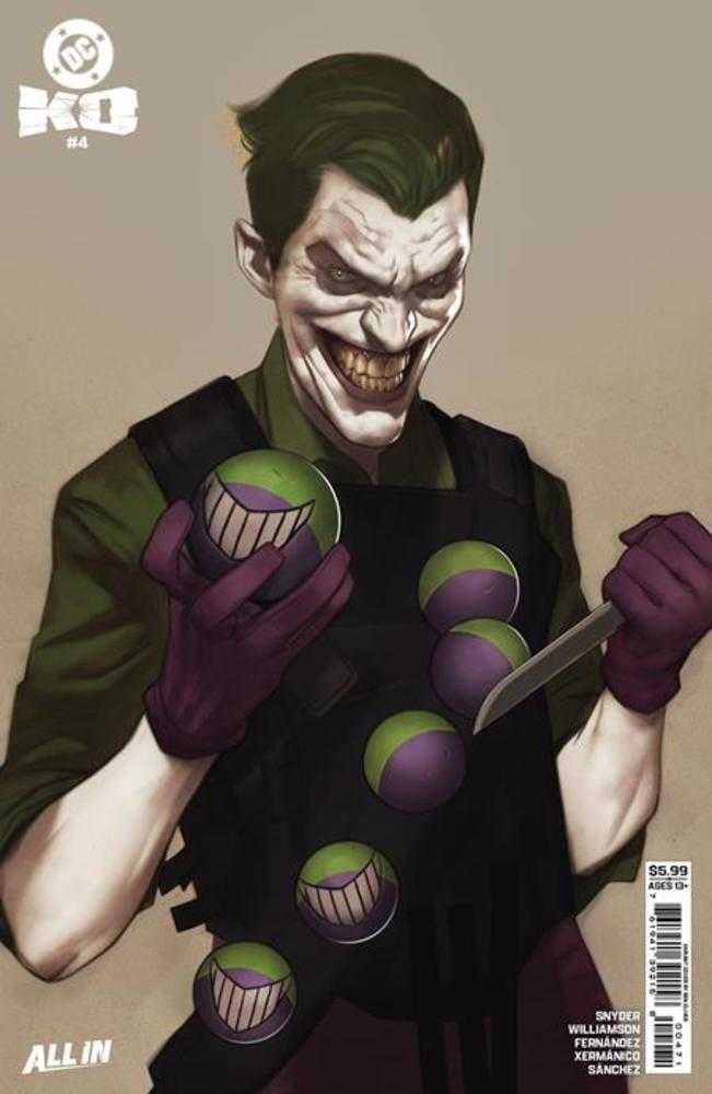 DC K.O. #4 (Of 5) Cover H Ben Oliver Face Off Card Stock Variant | Odin's Place