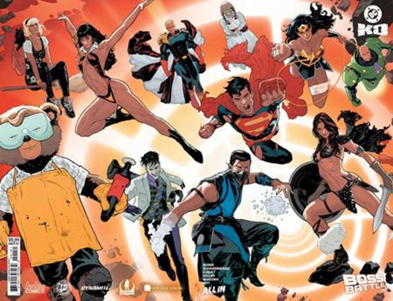 DC K.O. Boss Battle #1 (One Shot) Cover E Jeff Spokes Wraparound Card Stock Variant | Odin's Place