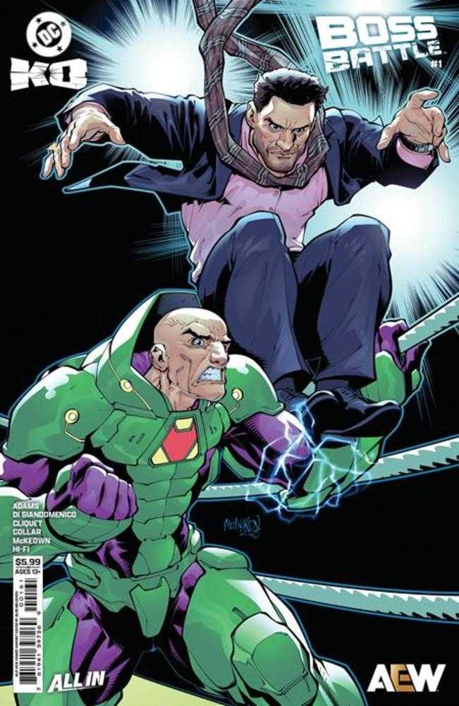 DC K.O. Boss Battle #1 (One Shot) Cover F Gleb Melnikov Aew Card Stock Variant | Odin's Place