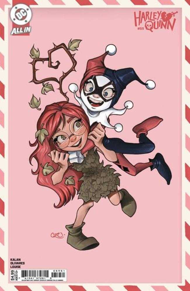 Harley Quinn #59 Cover E Chrissie Zullo Valentines Day Card Stock Variant | Dragon's Lair Comics and Fantasy Houston TX