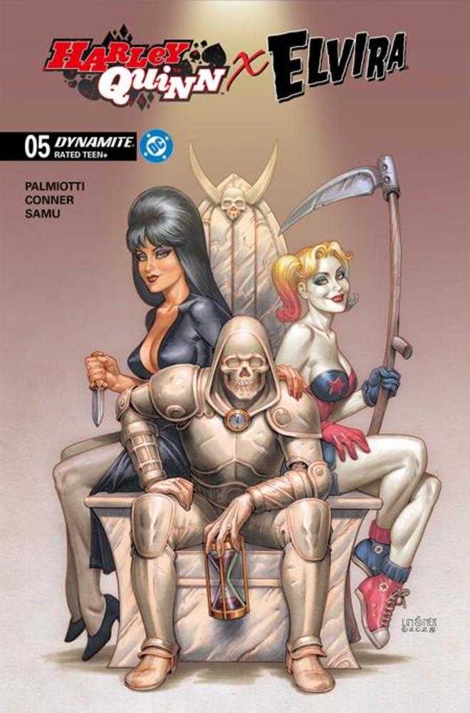 Harley Quinn X Elvira #5 Cover C Joseph Michael Linsner Variant | Odin's Place