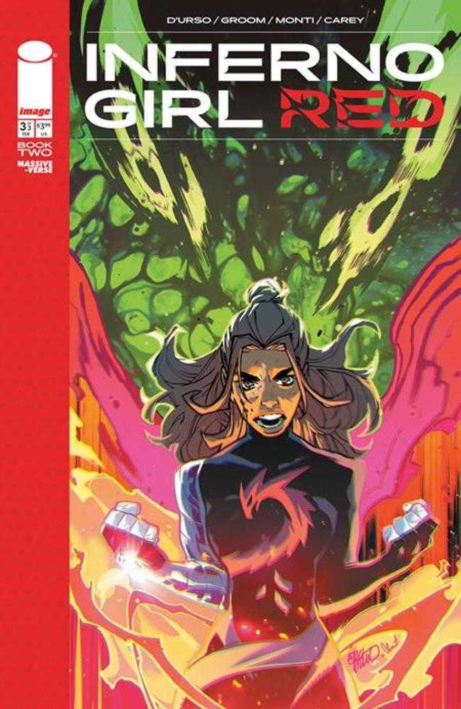 Inferno Girl Red Book Two #3 (Of 3) Cover A Erica Durso | Odin's Place