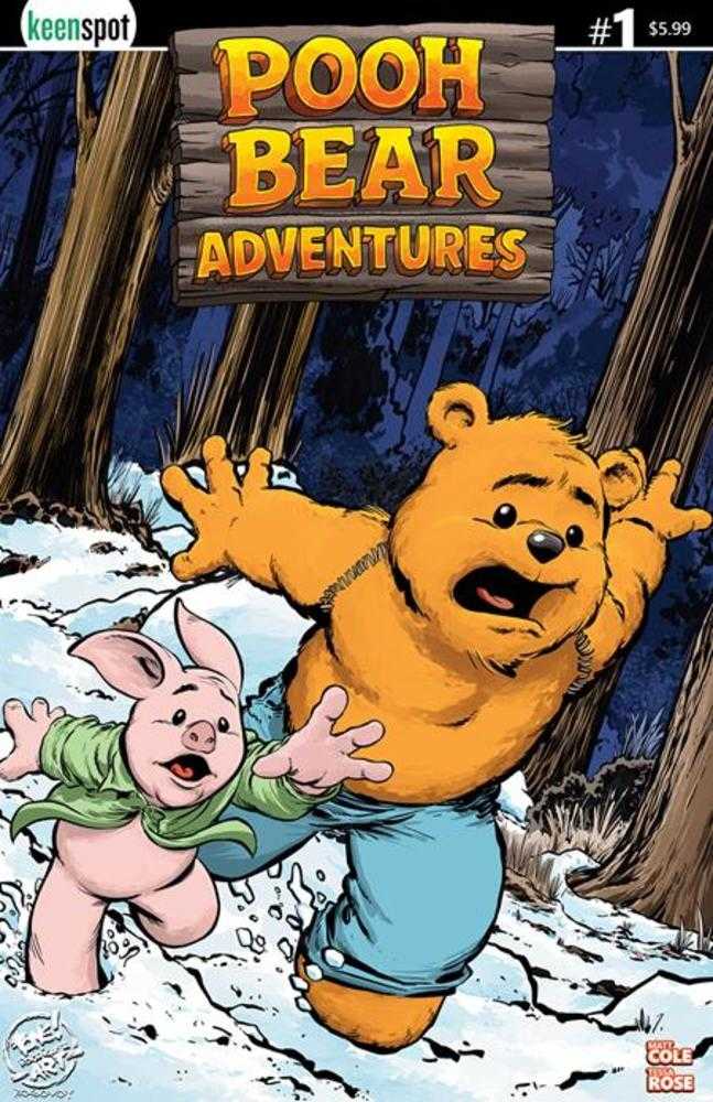 Pooh Bear Adventures #1 Cover B Tone Rodriguez (Bagged With Trading Card) | Odin's Place