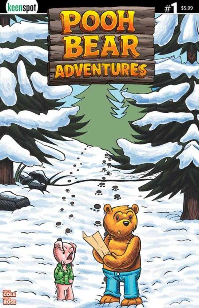 Pooh Bear Adventures #1 Cover D Jose Chirinos (Bagged With Trading Card) | Odin's Place
