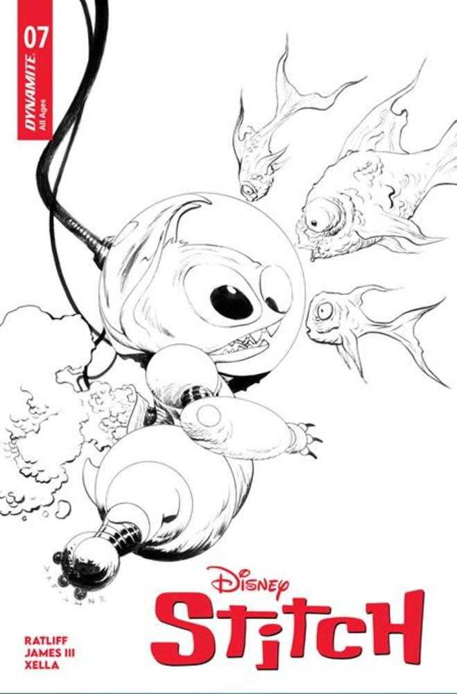 Stitch #7 Cover E 1 in 10 Jae Lee Line Art Variant | Odin's Place