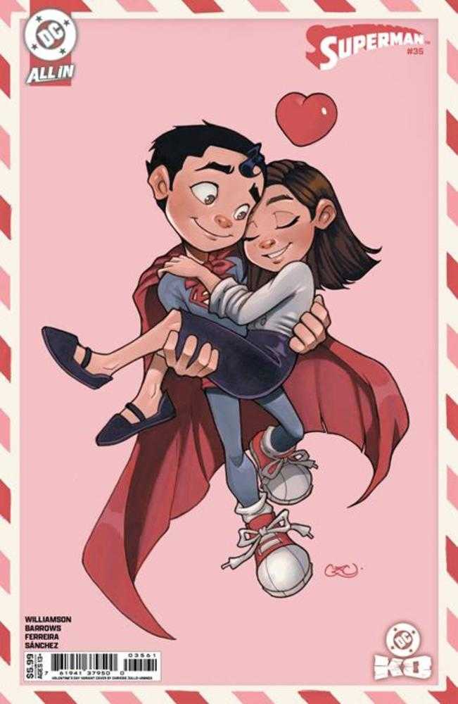 Superman #35 Cover F Chrissie Zullo Valentines Day Card Stock Variant (DC K.O.) | Odin's Place
