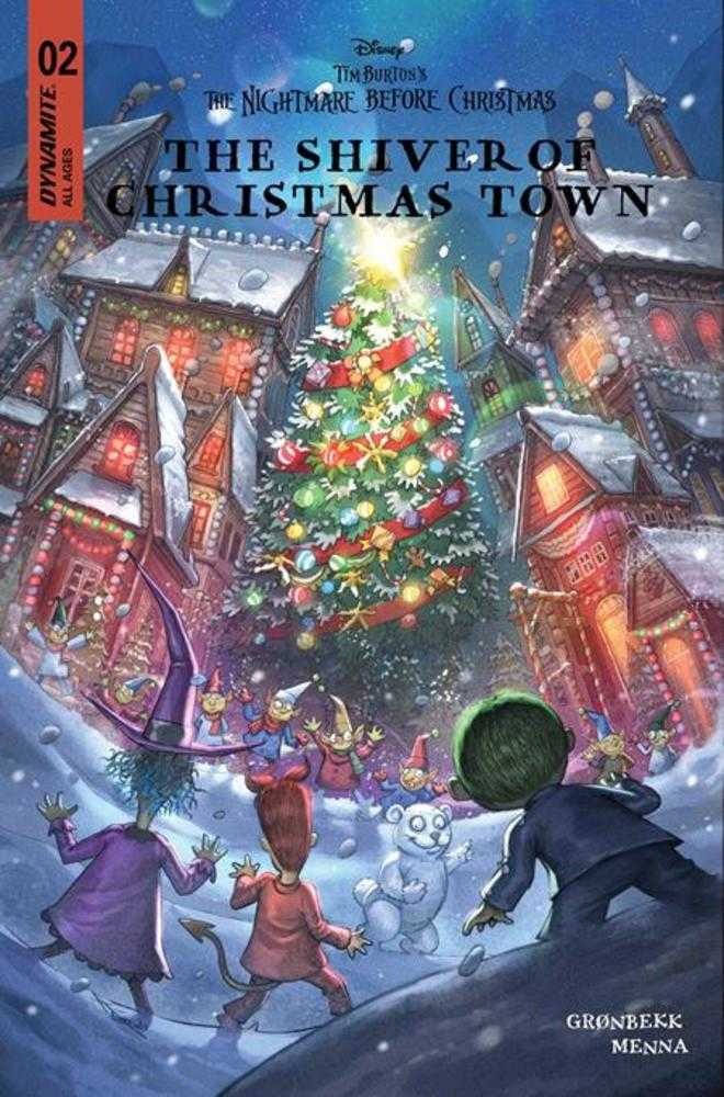 Tim Burtons The Nightmare Before Christmas The Shiver Of Christmas Town #2 Cover C Alan Quah Variant | Odin's Place
