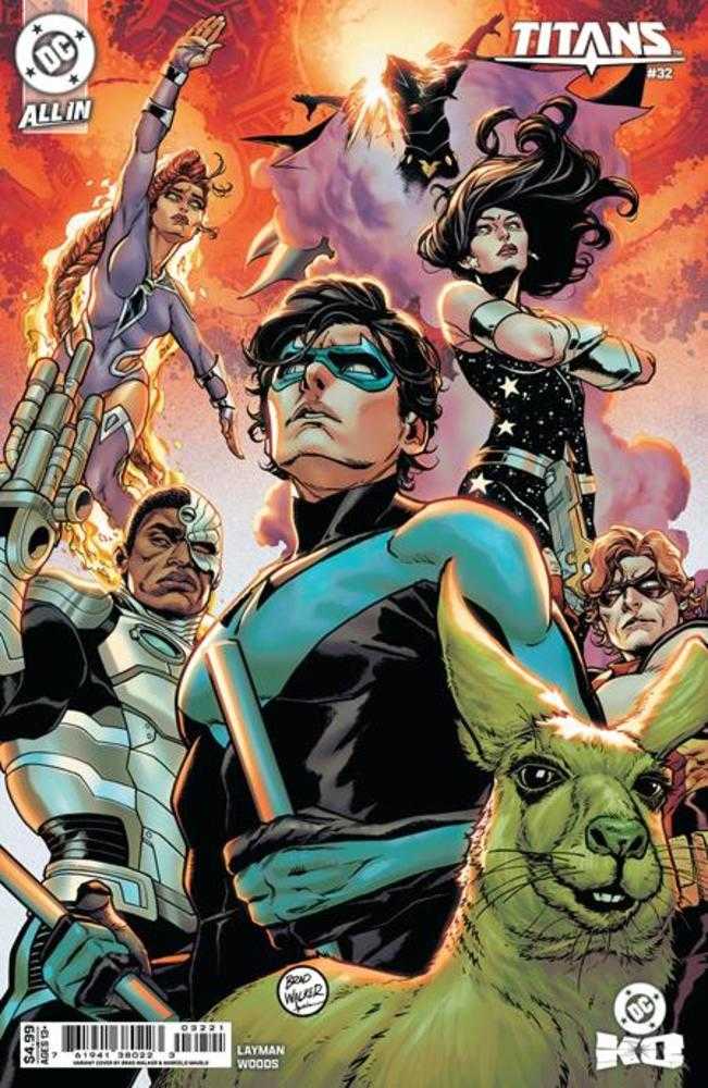 Titans #32 Cover B Brad Walker Card Stock Variant (DC K.O.) | Odin's Place