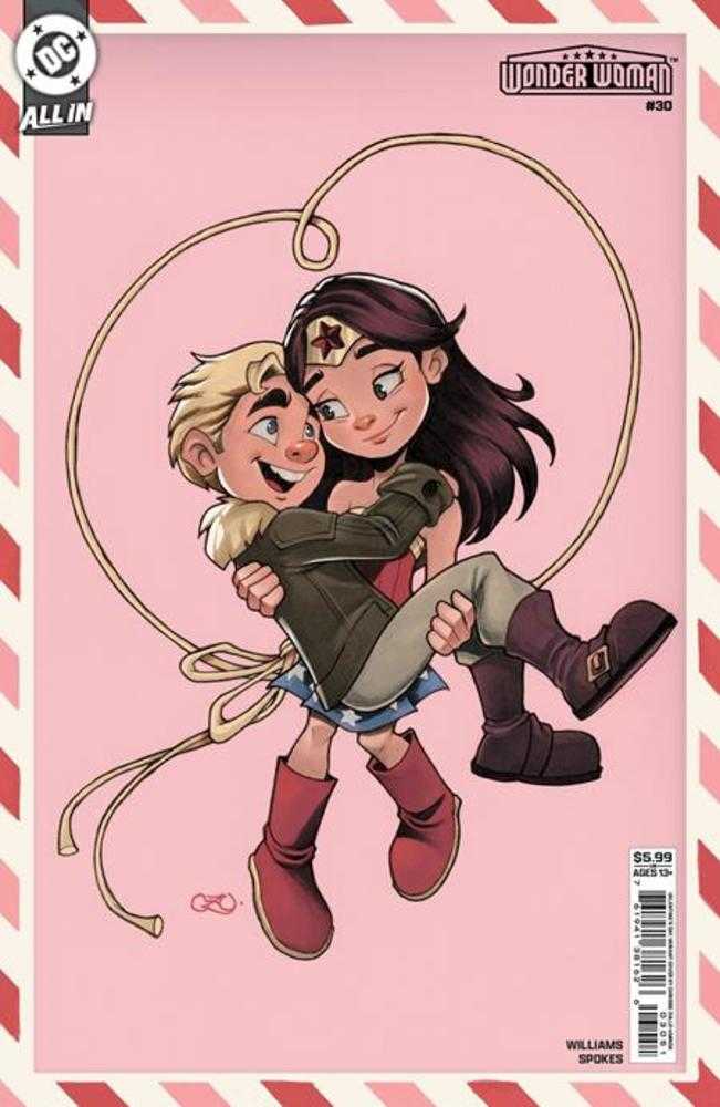 Wonder Woman #30 Cover E Chrissie Zullo Valentines Day Card Stock Variant | Odin's Place