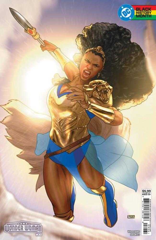 Wonder Woman #30 Cover F Taurin Clarke Black History Month Card Stock Variant | Odin's Place