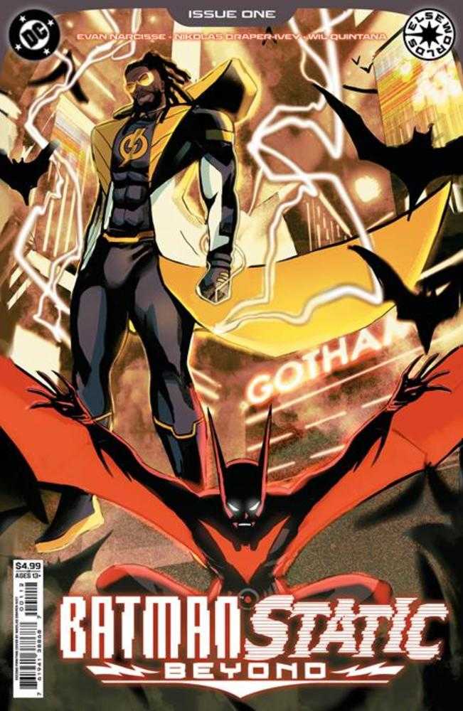 Batman Static Beyond #1 (Of 6) 2nd Print Cover A Nikolas Draper Ivey | Dragon's Lair Comics and Fantasy Houston TX