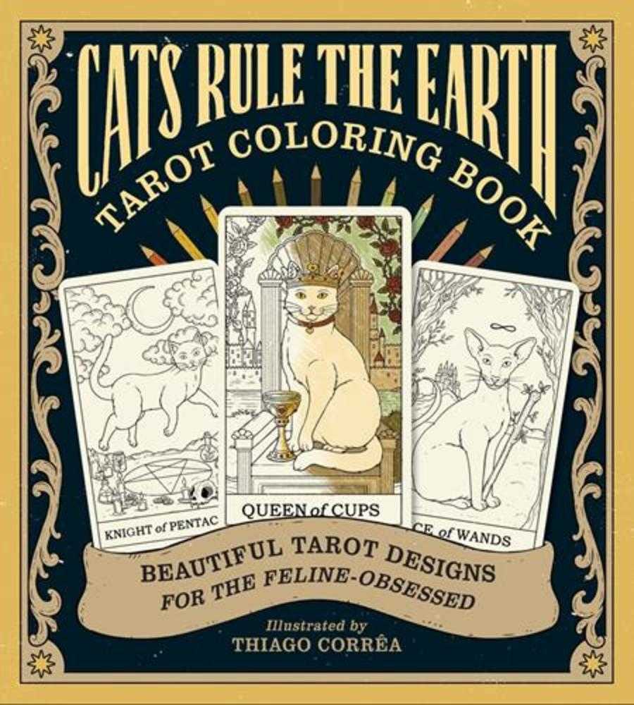 Cats Rule The Earth Tarot Coloring Book TPB | Odin's Place