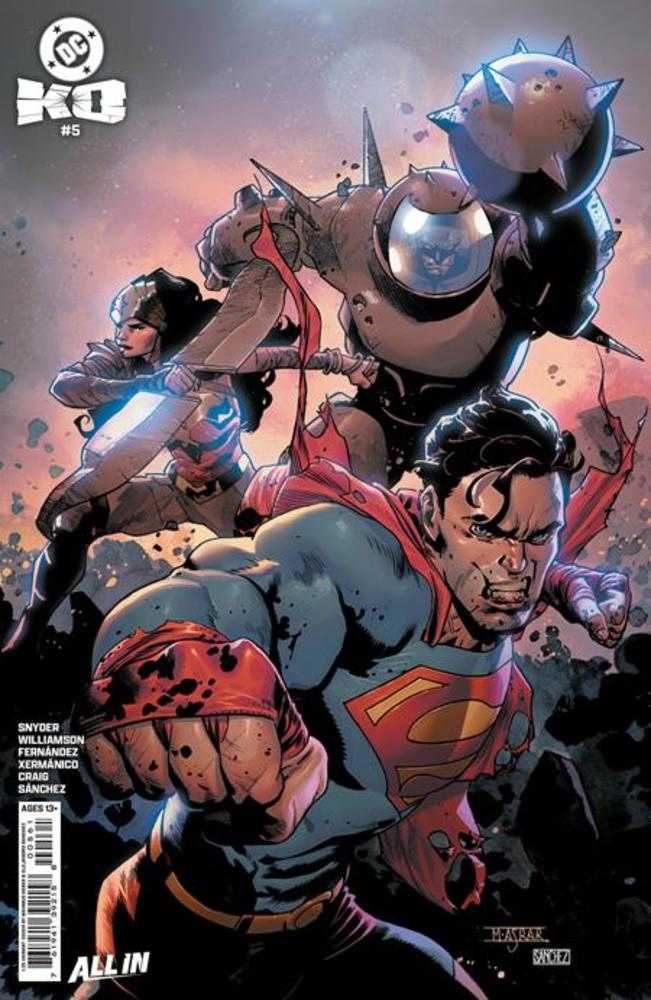DC K.O. #5 (Of 5) Cover K 1 in 25 Mahmud Asrar Card Stock Variant | Odin's Place