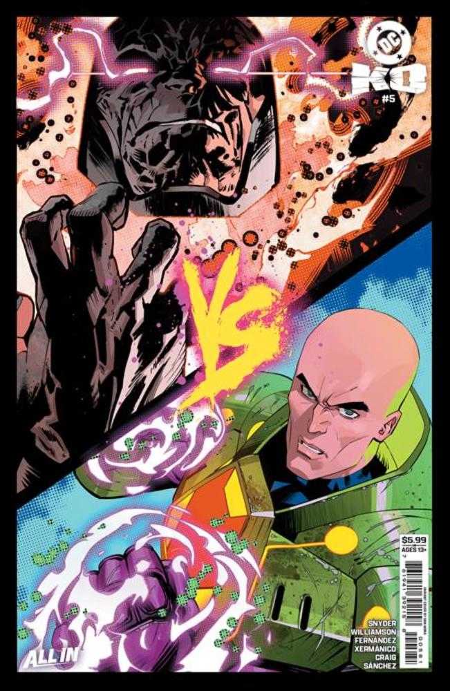 DC K.O. #5 (Of 5) Cover G Dan Mora Bracket Card Stock Variant | Odin's Place