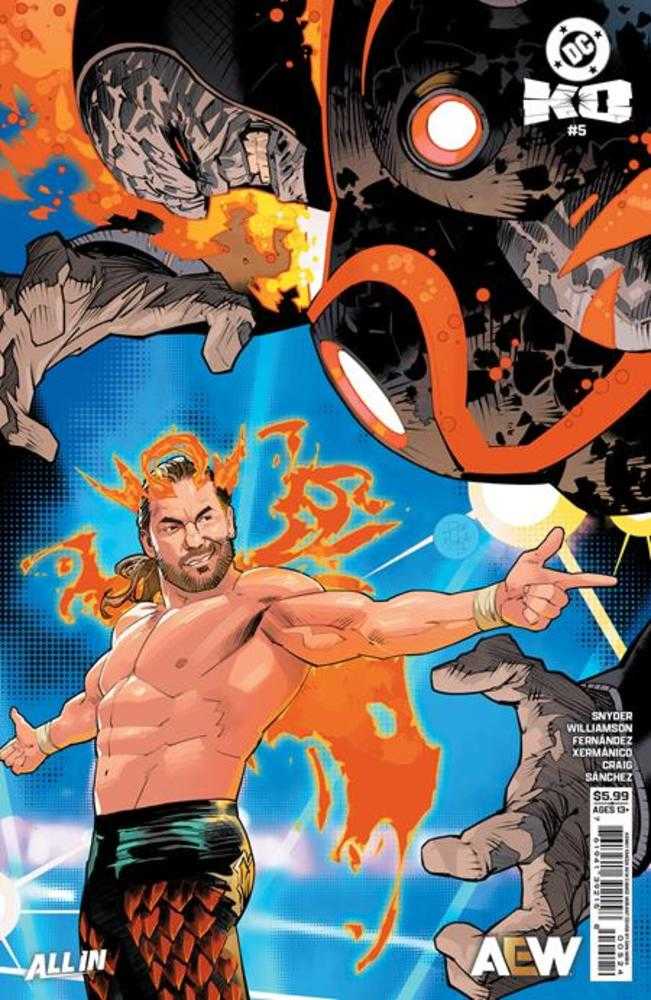 DC K.O. #5 (Of 5) Cover J Dan Mora DC Aew Cameo Card Stock Variant | Odin's Place