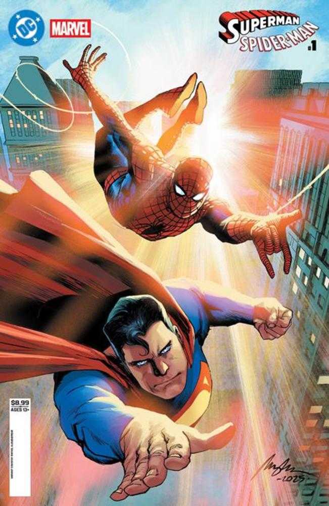 DC Marvel Superman Spider-Man #1 (One Shot) Cover C Rafael Albuquerque Card Stock Variant | Odin's Place