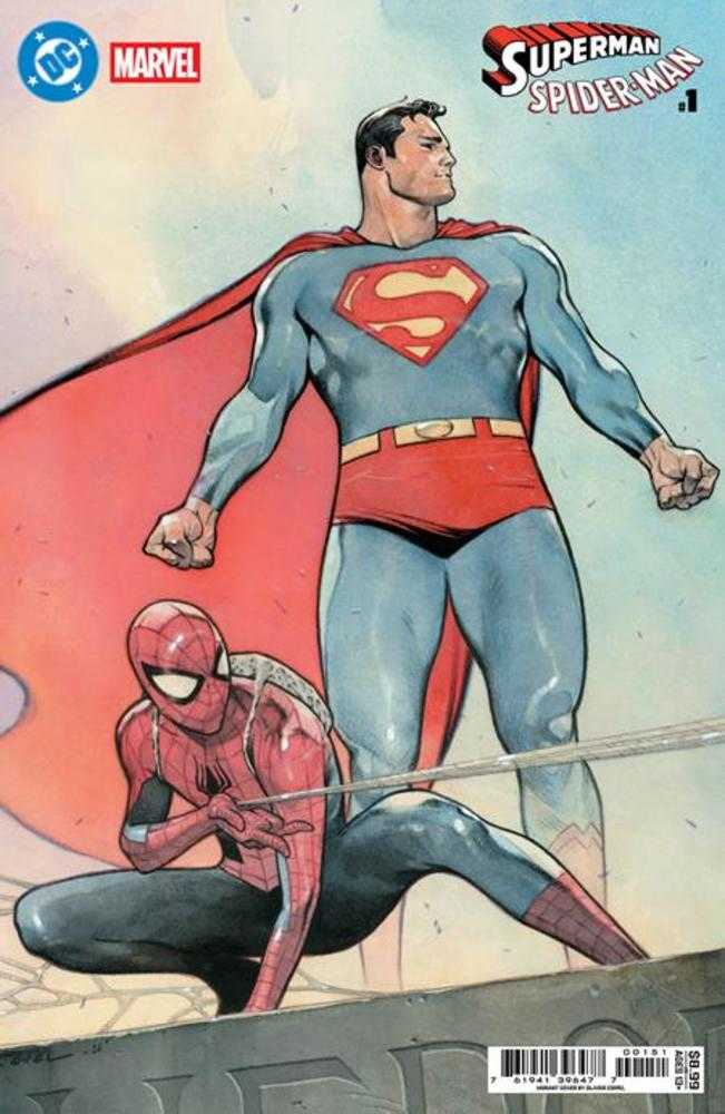 DC Marvel Superman Spider-Man #1 (One Shot) Cover E Olivier Coipel Card Stock Variant | Odin's Place