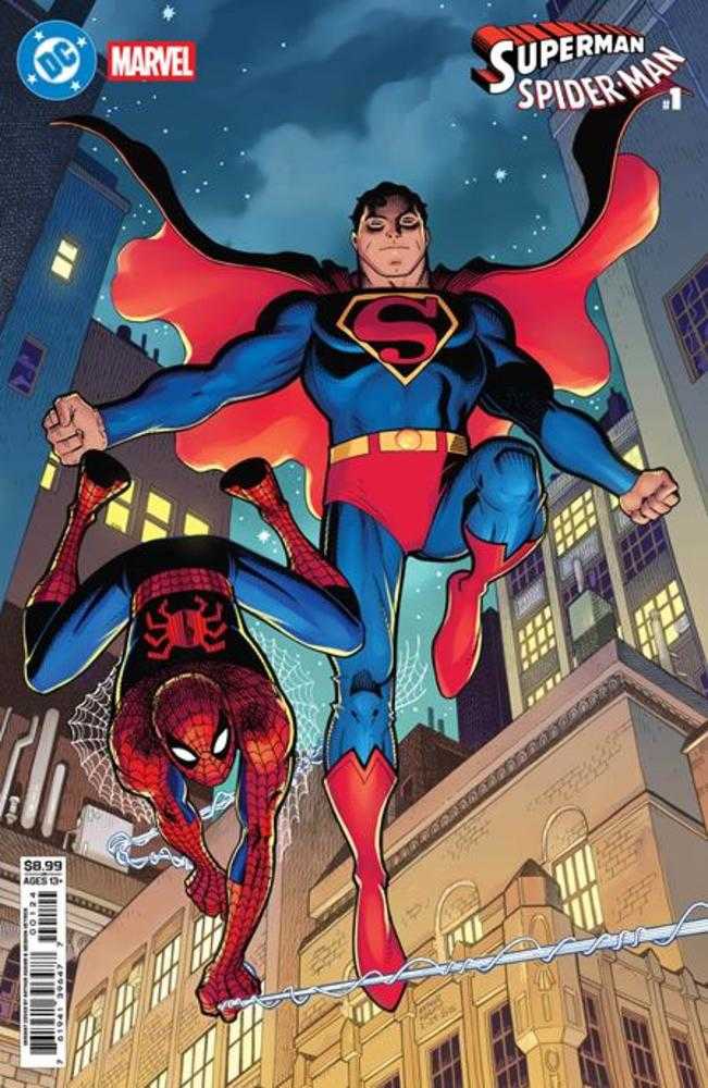 DC Marvel Superman Spider-Man #1 (One Shot) Cover L Arthur Adams Card Stock Variant | Odin's Place