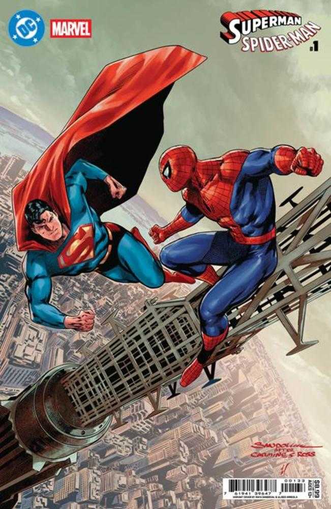 DC Marvel Superman Spider-Man #1 (One Shot) Cover S Rafa Sandoval Card Stock Variant | Odin's Place