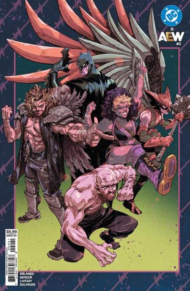 DC X Aew #2 (Of 2) Cover B Ricardo Lopez Ortiz Card Stock Variant | Odin's Place
