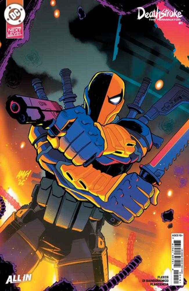 Deathstroke The Terminator #1 Cover G 1 in 25 Tony Fleecs Card Stock Variant | Odin's Place