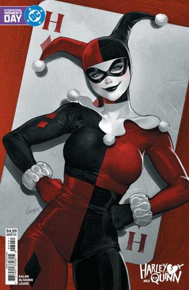 Harley Quinn #60 Cover E Lesley Leirix Li International Women’s Day Card Stock Variant | Odin's Place