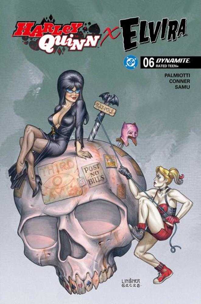 Harley Quinn X Elvira #6 Cover C Joseph Michael Linsner Variant | Odin's Place
