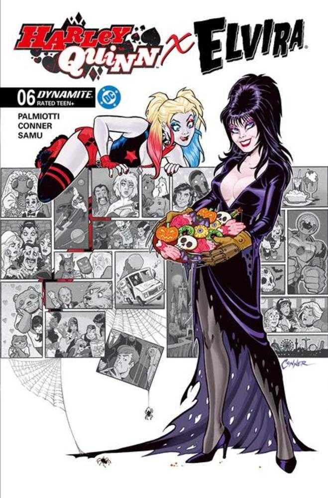 Harley Quinn X Elvira #6 Cover H 1 in 10 Amanda Conner Cookies Variant | Odin's Place
