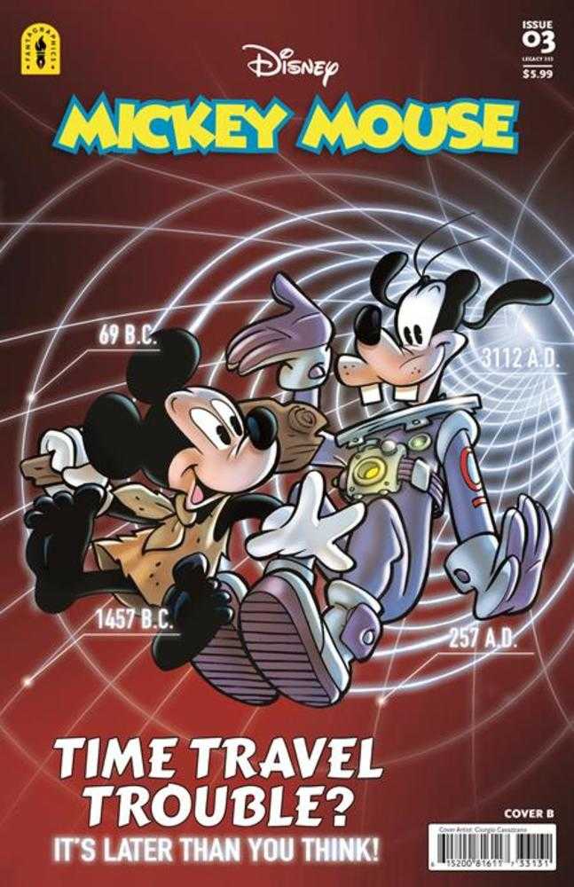 Mickey Mouse Legacy #333 Ripples In Time Part 2 (Of 2) Cover B Giorgio Cavazzano Variant | Odin's Place
