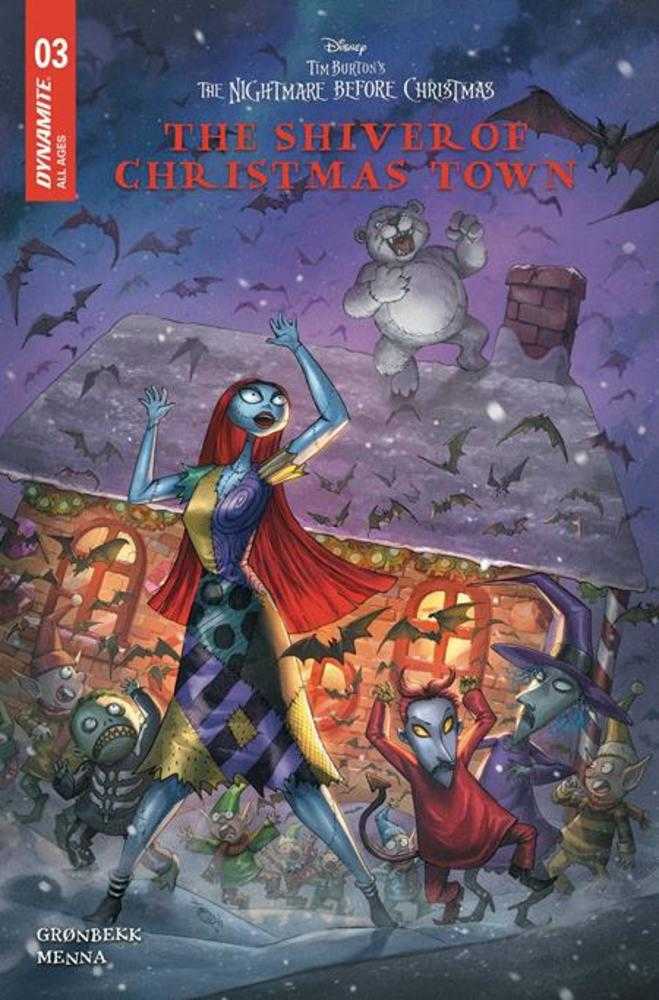 Tim Burtons The Nightmare Before Christmas The Shiver Of Christmas Town #3 Cover C Alan Quah Variant | Odin's Place