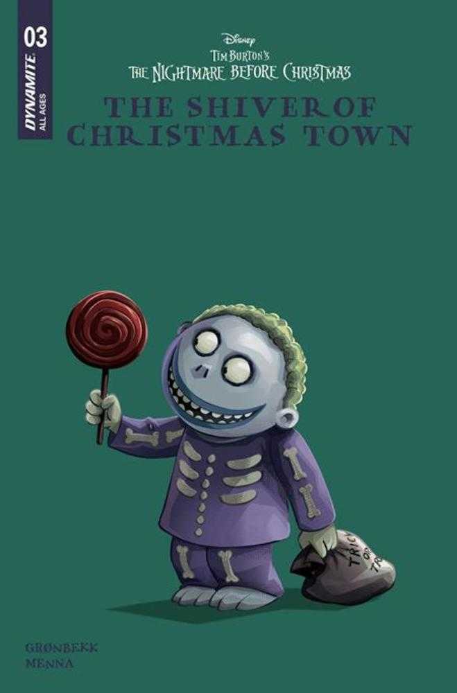 Tim Burtons The Nightmare Before Christmas The Shiver Of Christmas Town #3 Cover D Disney Library  Variant | Odin's Place