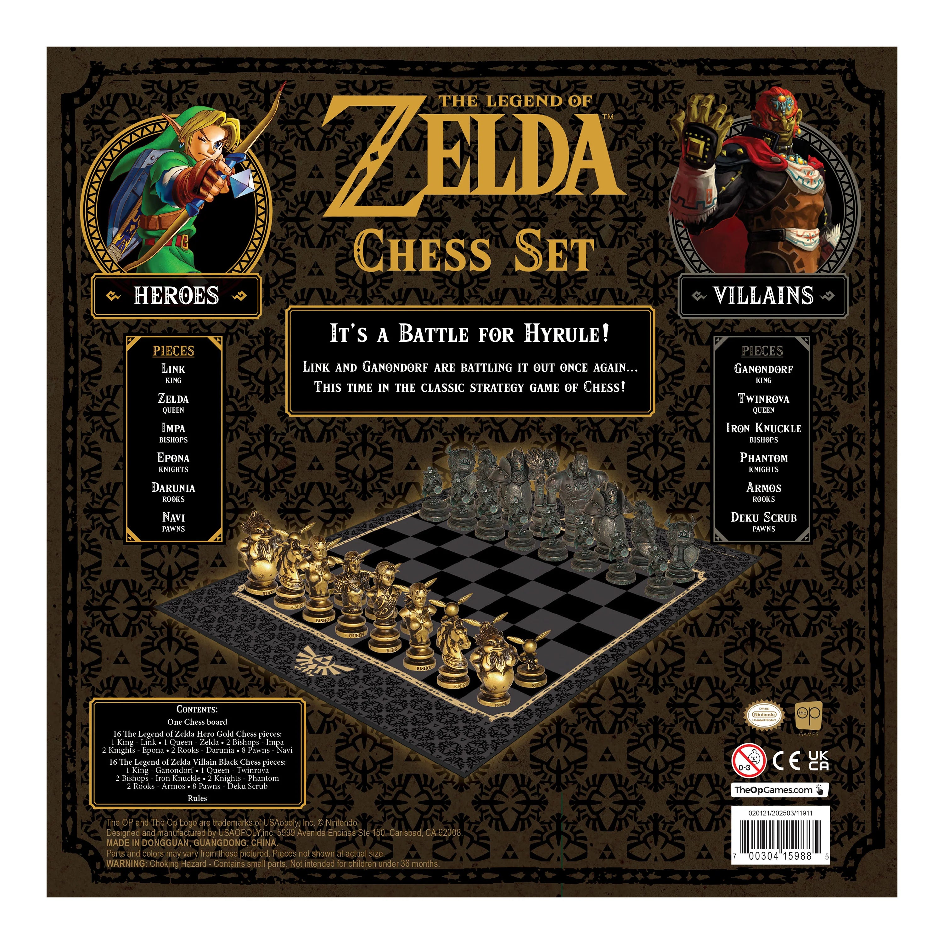 The Legend of Zelda Chess Set | Dragon's Lair Comics and Fantasy Houston TX