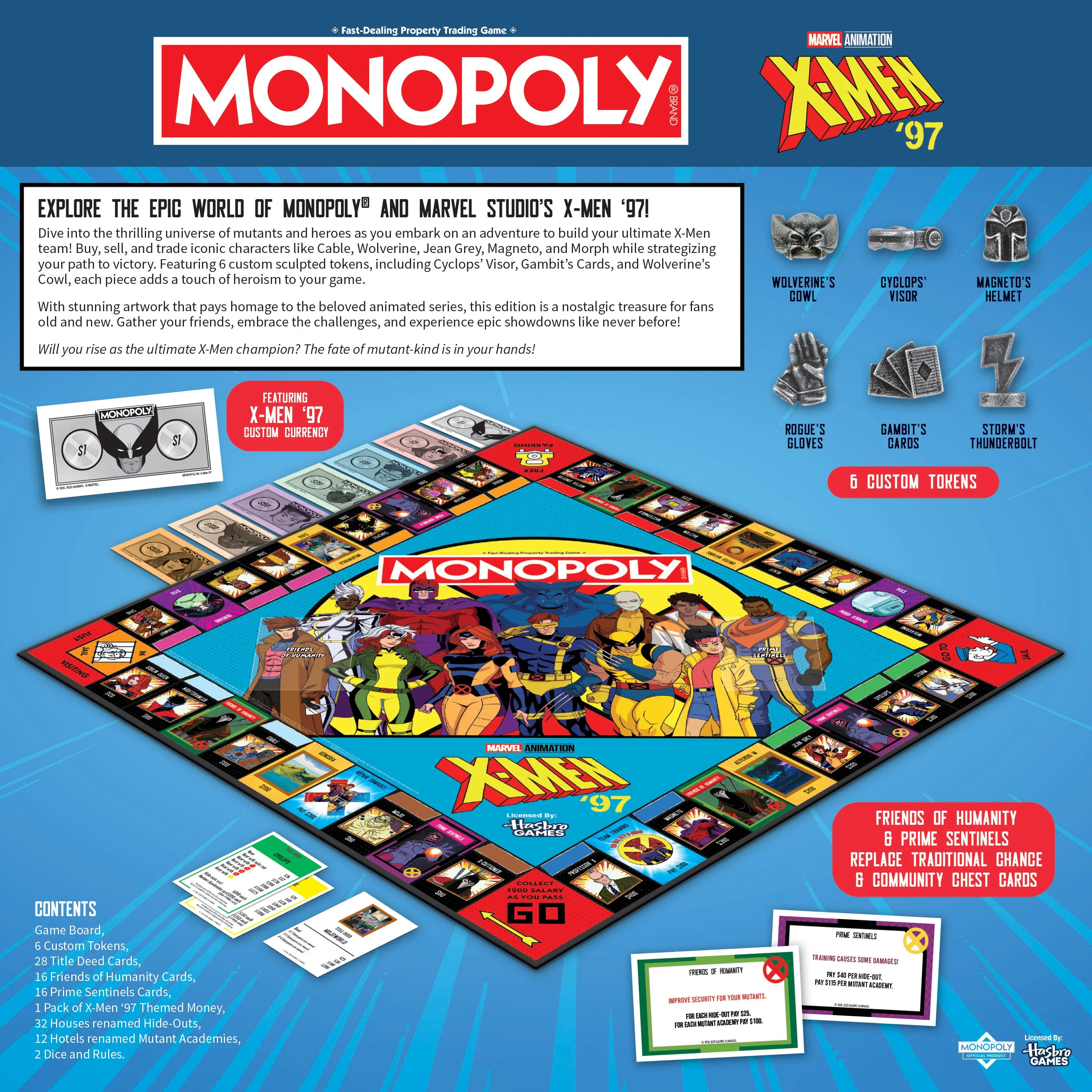 Monopoly: X-Men '97 | Dragon's Lair Comics and Fantasy Houston TX
