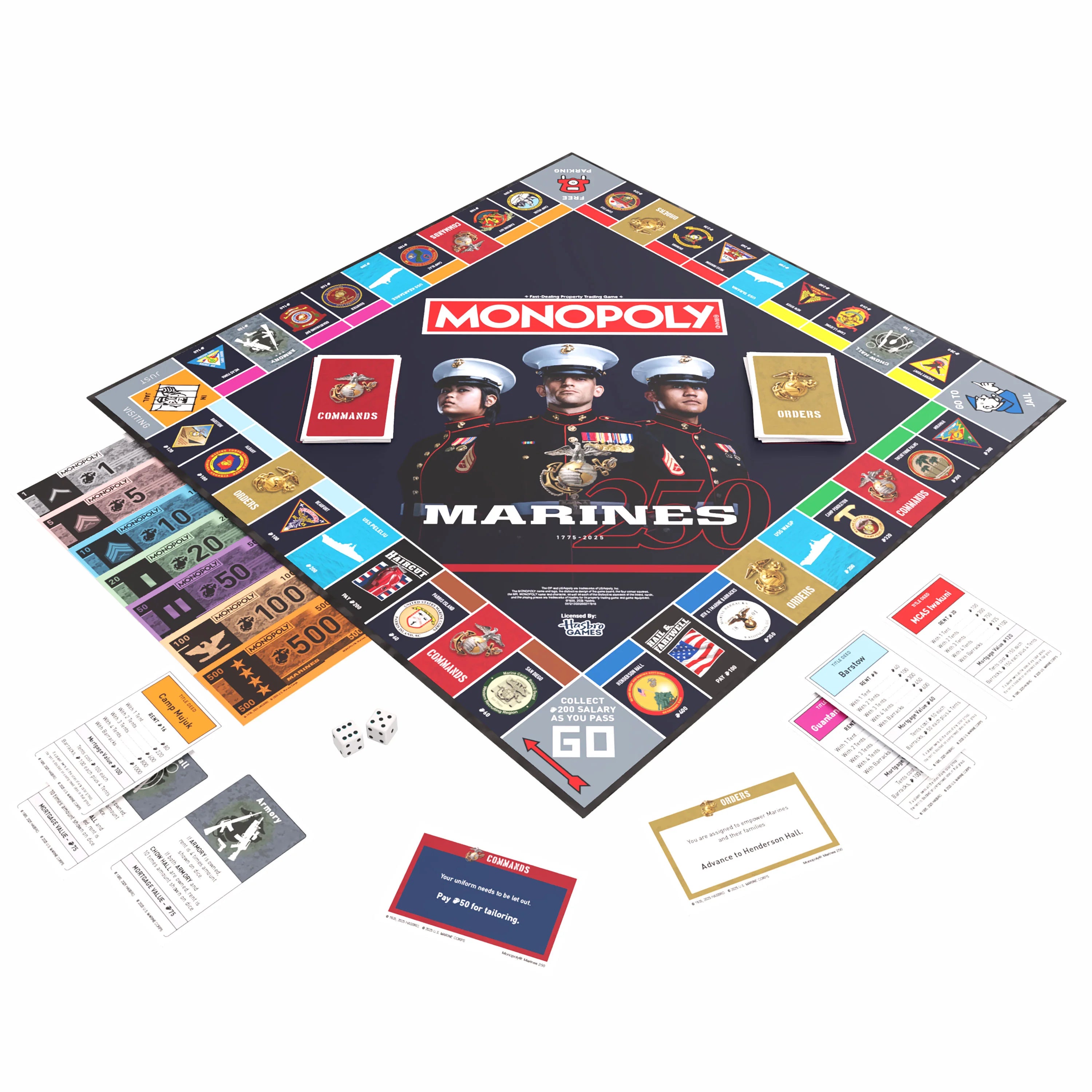 Monopoly: Marines 250th Anniversary | Dragon's Lair Comics and Fantasy Houston TX