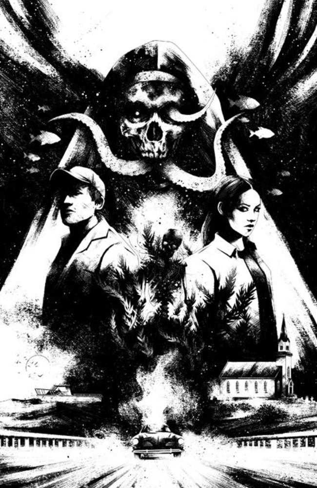 Estuary A Ghost Story #1 (Of 4) Cover E Inc 1:20 Maan House Black & White Variant | Odin's Place