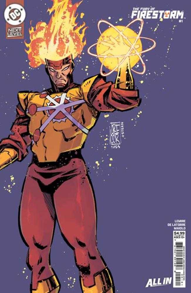 Fury Of Firestorm #1 (Of 6) Cover D Jorge Corona Next Level Card Stock Variant | Odin's Place