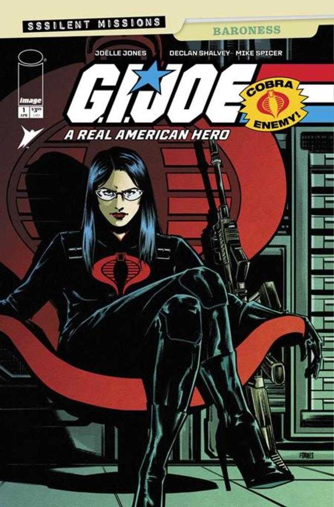G.I. Joe A Real American Hero Sssilent Missions Baroness #1 (One Shot) Cover B Jorge Fornes Variant | Odin's Place