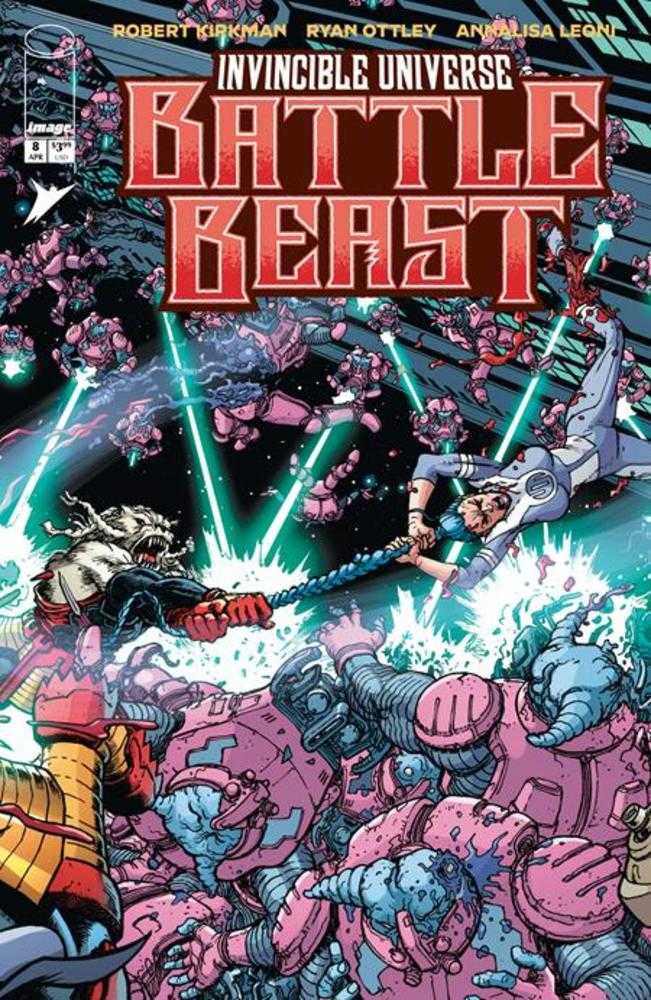 Invincible Universe Battle Beast #8 Cover C 1 in 10 Chris Burnham & Brian Reber Variant | Odin's Place